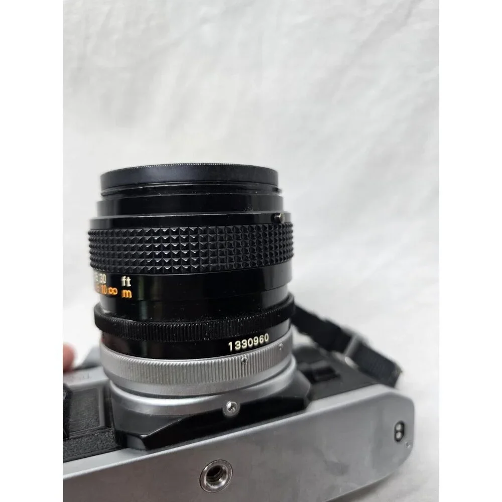 Canon AE-1 35mm Film Camera Canon 50mm Lens- NOT TESTED - Picture 11 of 16
